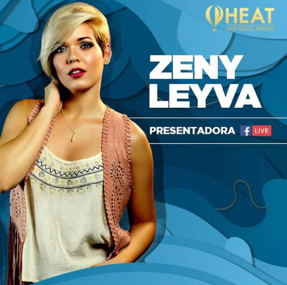 Zeny Leyva en los premios heats awards 2017