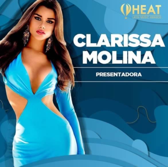 clarissa molina en los premios heats awards 2017