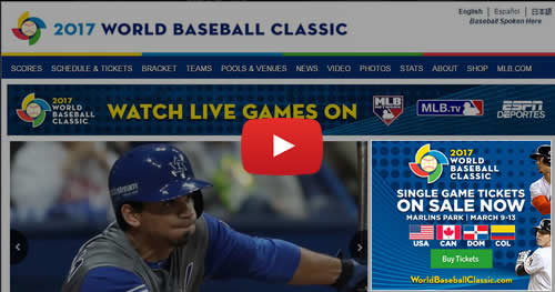 world baseball classic 2017 official site