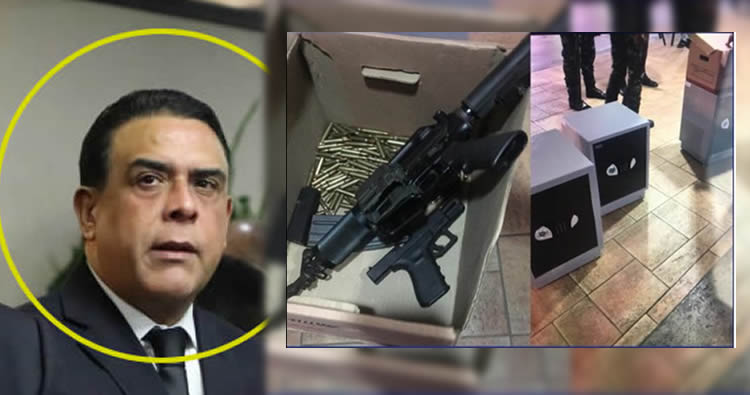Incautan cajas fuertes y armas de fuego durante allanamiento a hermano Danilo Medina