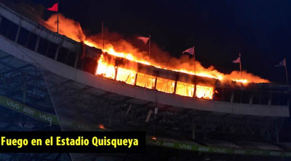 Fuego en el Estadio Quisqueya; detalles, fotos y video