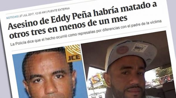 Asesino de Eddy Peña habría matado a otros tres en menos de un mes