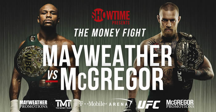 Mayweather vs McGregor en vivo desde Las Vegas el 26 de agosto 2017
