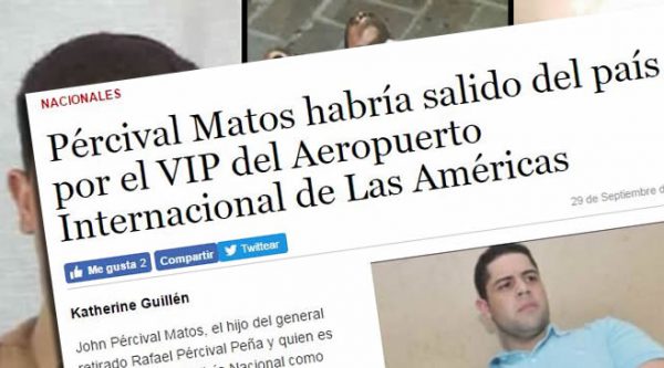 Percival Matos salió del país por la sala vip del AILA, según el Gobierno de la Mañana