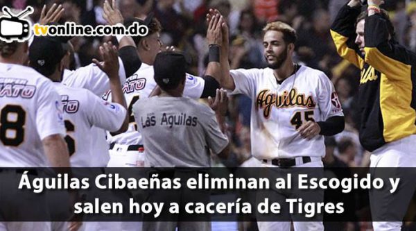 Águilas Cibaeñas eliminan al Escogido y salen hoy a cacería de Tigres