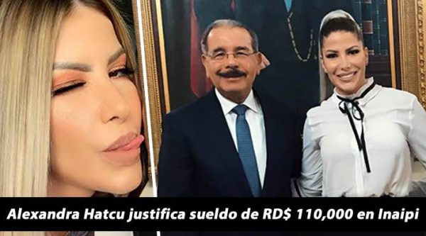 Alexandra Hatcu justifica sueldo de RD$ 110,000 en Inaipi