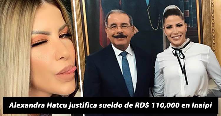 Alexandra Hatcu justifica sueldo de RD$ 110,000 en Inaipi