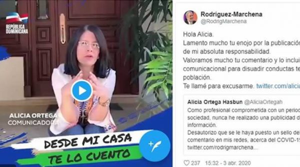 Alicia Ortega desautoriza al Gobierno uso de su imagen en campaña