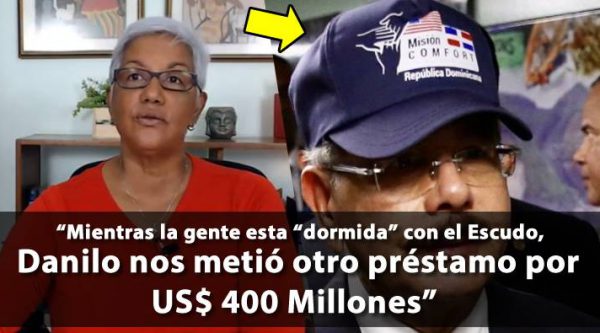 Altagracia Salazar: ‘Mientras la gente esta dormida con el Escudo, Gobierno coge préstamo de US$ 400 millones’