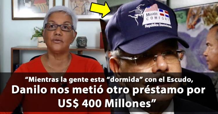 Altagracia Salazar: ‘Mientras la gente esta dormida con el Escudo, Gobierno coge préstamo de US$ 400 millones’