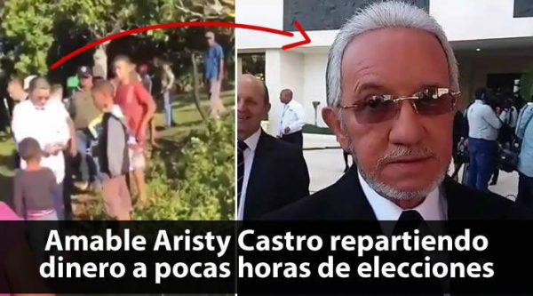 Video: Amable Aristy Castro repartiendo dinero a pocas horas de elecciones