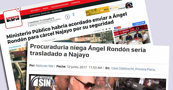Procuraduría niega Ángel Rondón sería trasladado a Najayo