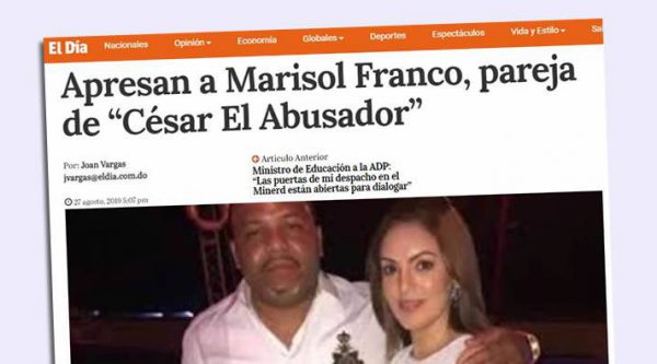 Apresan a Marisol Franco, pareja de ‘César El Abusador’