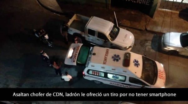 Asaltan chófer de CDN, ladrón le ofreció un tiro por no tener smartphone