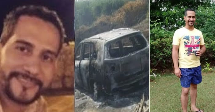Video: Hallan muerto hombre habría sido raptado, la yipeta apareció incendiada en Santiago