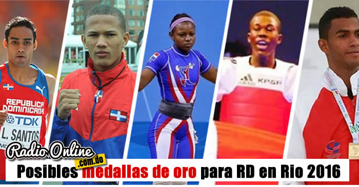 Atletas dominicanos a seguir en Los Juegos Olímpicos de Rio 2016
