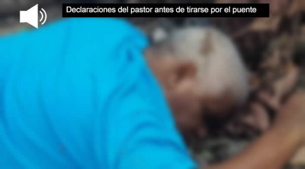 Revelan audio del pastor evangélico que se tiró del puente