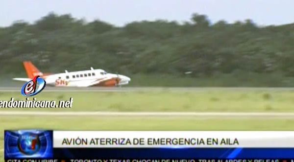 Video: Así aterrizó avión en el AILA con tren de aterrizaje averiado