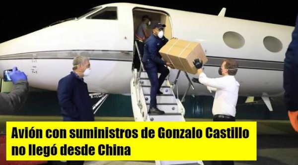 imagen avion de gonzalo castillo no llego de china