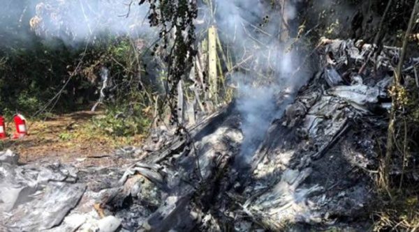 Muere médico y un empresario en accidente aéreo cerca del aeropuerto el Higüero