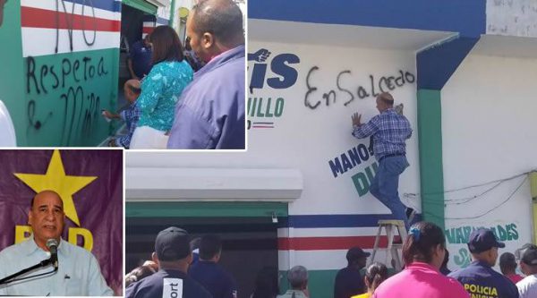 Califican como acto vandálico acción de Rojas Gómez contra local de Ramfis Trujillo