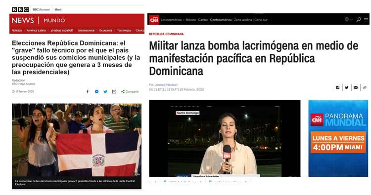 Medios internacionales se hacen eco del sabotaje a las elecciones dominicanas