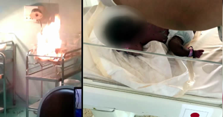 Fallece bebé que sufrió quemaduras tras explotar zocalo de bombillo en incubadora del hospital de la mujer