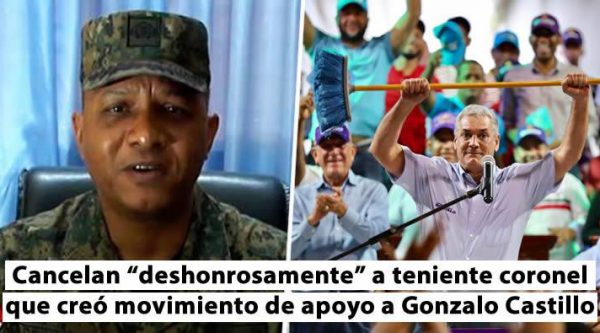 Cancelan ‘deshonrosamente’ a teniente coronel que apoyó a Gonzalo