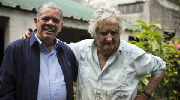 Amarante Baret  visitó a Pepe Mujica en Uruguay