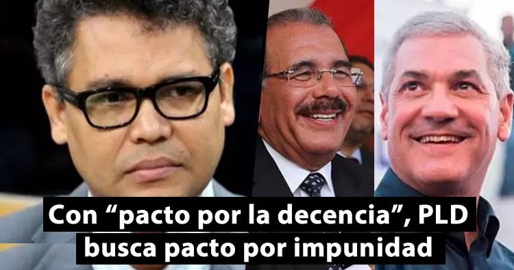 Carlos Peña afirma que detrás de “pacto por la decencia”, PLD busca pacto por impunidad