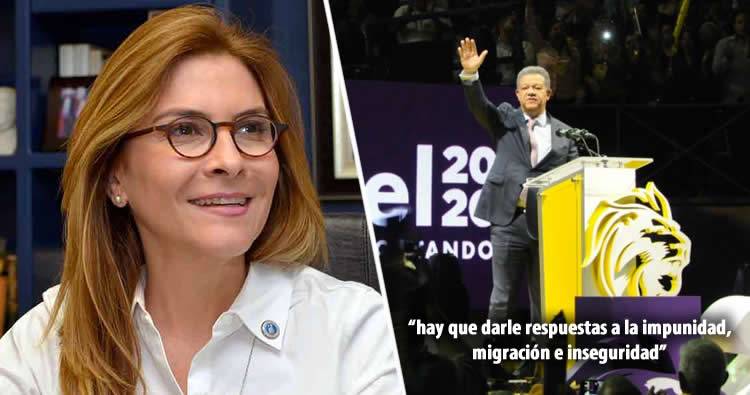 Carolina Mejía calificó el discurso anti corrupción de Leonel como “una burla al pueblo”