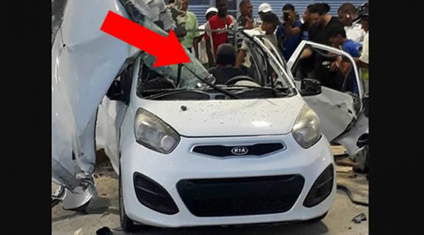 Mira porque explotó el carro en Bávaro mientras le echaban gas