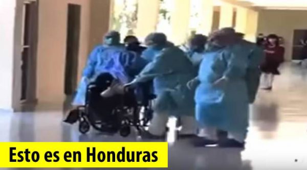 Vídeo que circula de paciente con posible coronavirus no es en RD sino en Honduras