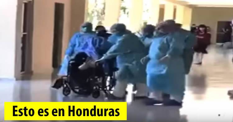 Vídeo que circula de paciente con posible coronavirus no es en RD sino en Honduras