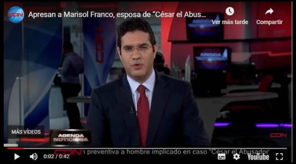 Video: Apresan a Marisol Franco esposa de César ‘El Abusador’ [CDN]