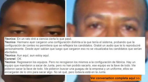 Conversación de seguridad de Abinader y técnico de Claro revela trataban de impedir fraude