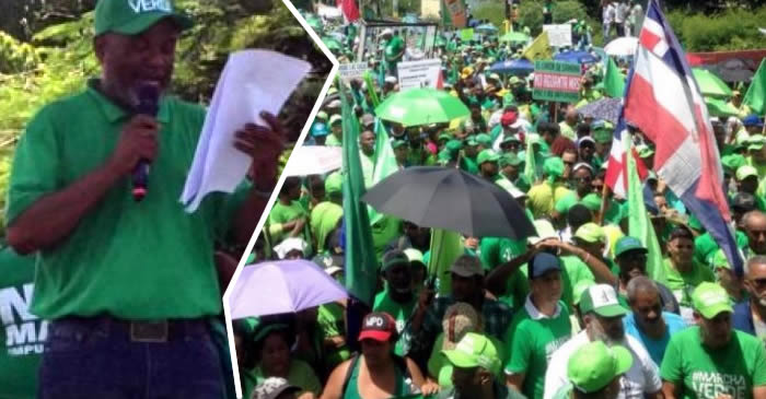 Chocan vehículo que conducía activista que leyó manifiesto en marcha verde en Azua