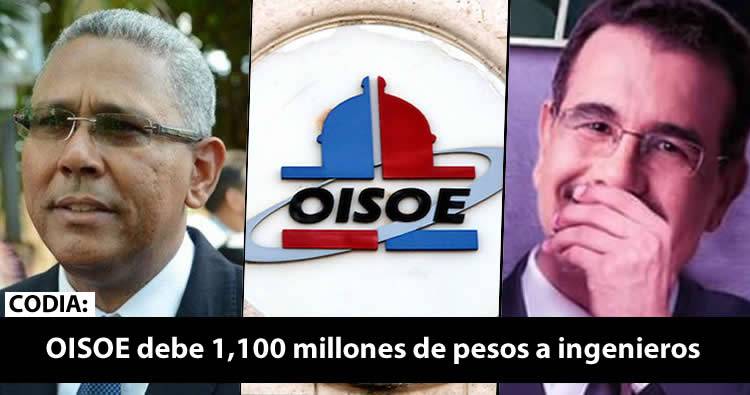 OISOE debe 1,100 millones de pesos a ingenieros, según CODIA