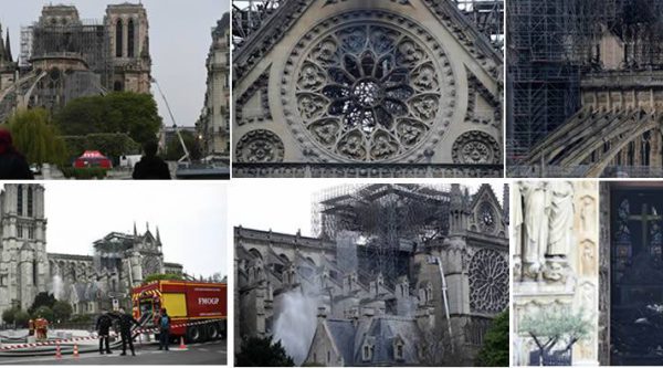 Así quedó la catedral de Notre Dame tras más de 10 horas de incendio