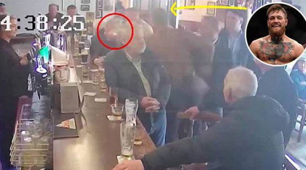 Video: Connor McGregor golpea a un hombre en un bar de Dublín