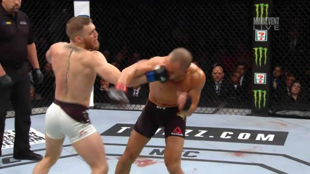 Conor McGregor vs Eddie Alvarez terminó en knock out en UFC 205