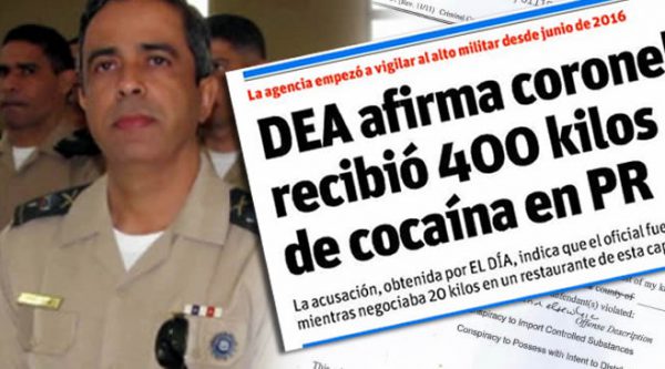 Coronel agarrado con droga en PR había recibido 400 kilos