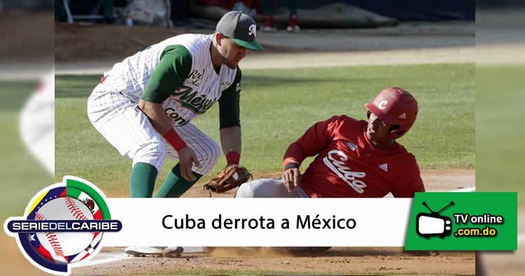 Cuba derrota a México – Serie del Caribe 2019