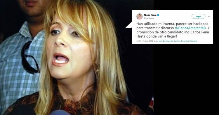 Nuria Piera denuncia hackearon su cuenta de twitter