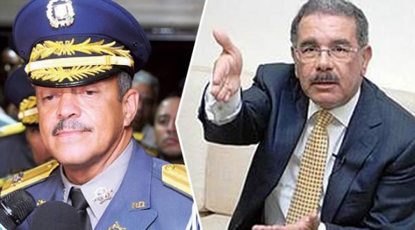 Danilo Medina destituye al director de la Policía Nacional