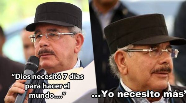 Video: Danilo Medina dice Dios necesitó 7 días para hacer el mundo, y que Él necesita más