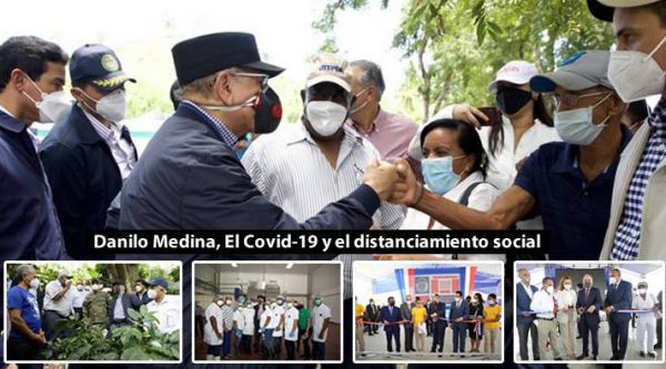 imagen danilo medina distanciamiento social covid 19