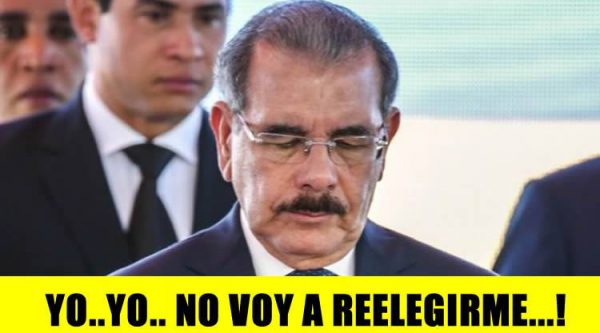 Danilo Medina anuncia que no irá por la reelección