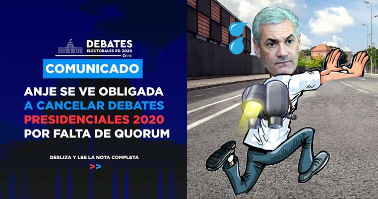 ANJE canceló debate presidencial porque Gonzalo dijo que no asistirá «por compromisos previos»
