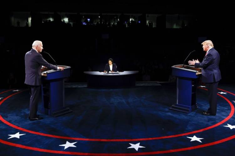 Así fue el último debate entre Donald Trump y Joe Biden